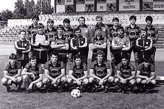 Отборът на Локо (Русе) през 80-те